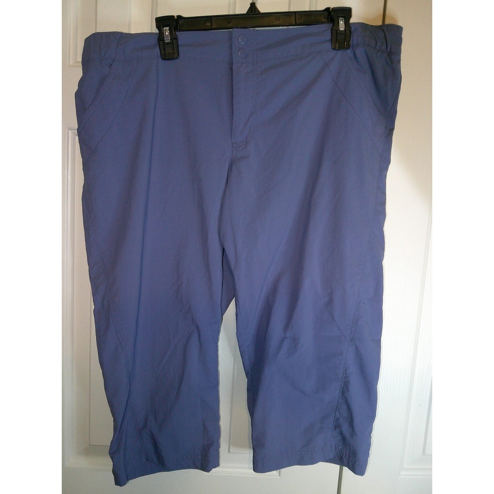 Columbia PFG Convertible Capri Pants Outdoor Hiking‎ Blue XL